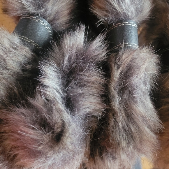 NEW London Fog LFW-Milly Boots Black/Charcoal Womens Size 7M - Picture 4 of 13